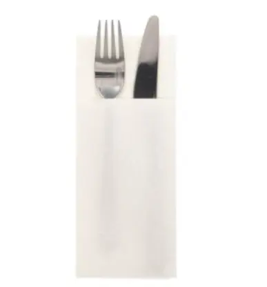 SDT POCHETTE AIRLAID BLANCHE X1200