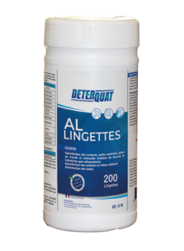 SEAU LINGETTES DESINFECTANTE SANS RINCAGE X200