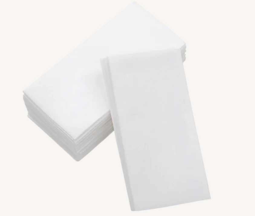 SDT AIRLAID 40X40 BLANCHE PLIAGE 1/8 X800