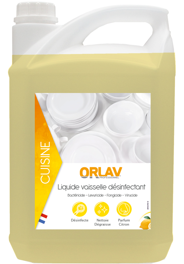 LIQUIDE VAISSELLE DESINFECTANT - 5L