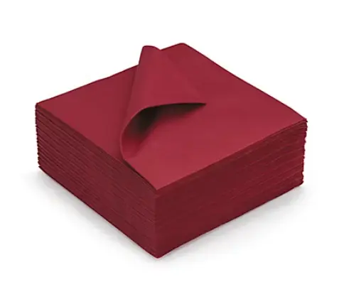 SDT AIRLAID 40X40 BORDEAUX X600