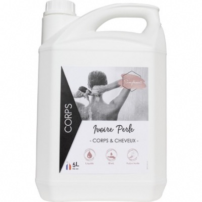 SAVON MAINS CORPS & CHEVEUX FLEUR DE LIN ECOLABEL 5L